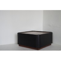 Coffee Table Black Leather